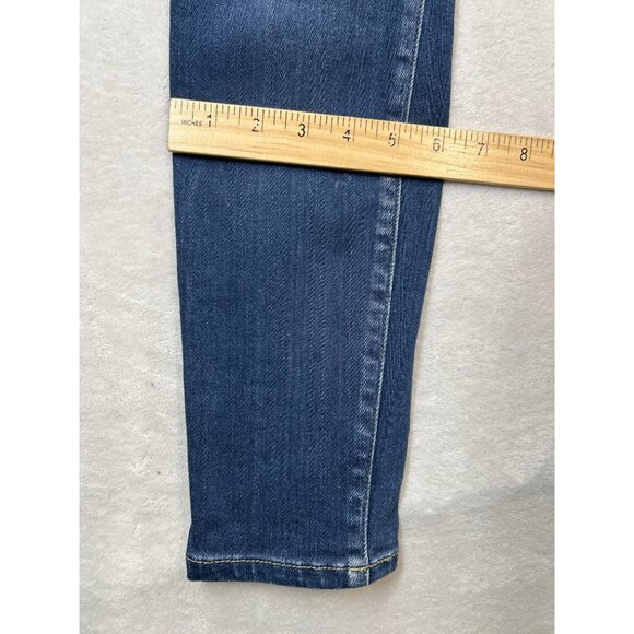 KanCan Jeans‎ Womens 5/26 Blue Denim Mid-Rise Skinny Dark Wash Button Fly - Picture 8 of 8